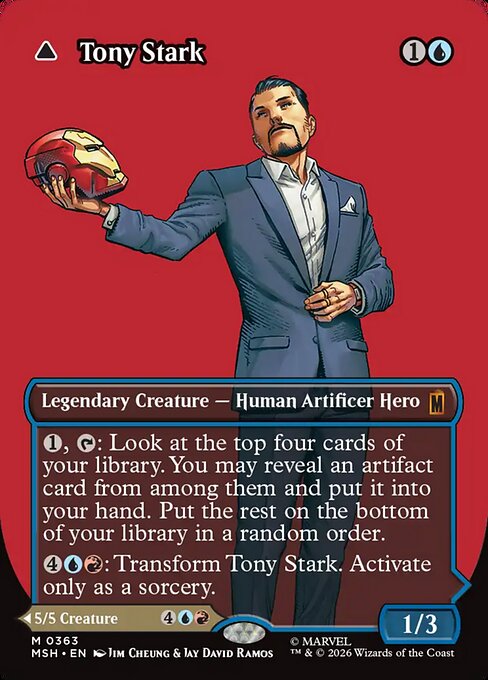 Tony Stark // The Invincible Iron Man Regular Foil (ingles) 363 | Singles MTG en PiedraBruja