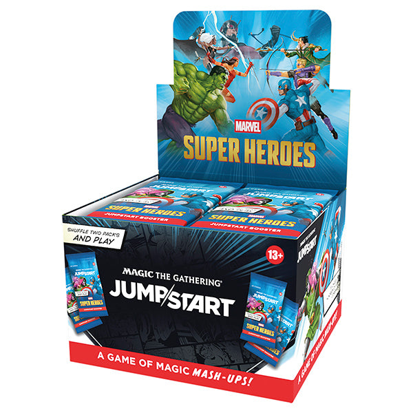 Universes Beyond  Marvel Super Heroes - Jumpstart Booster Display