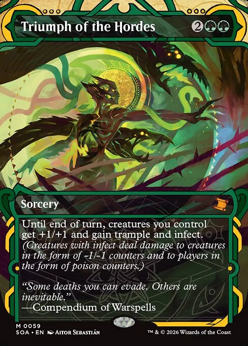 Triumph of the Hordes Showcase Foil (ingles) 59 | Singles MTG en PiedraBruja