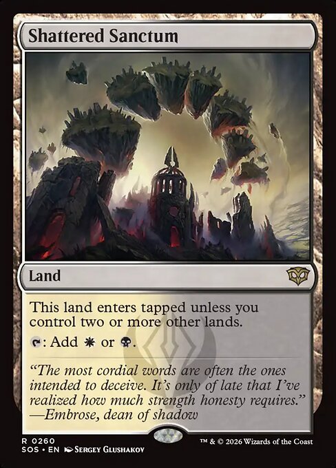Shattered Sanctum Regular Foil (ingles) 260| Singles MTG en PiedraBruja