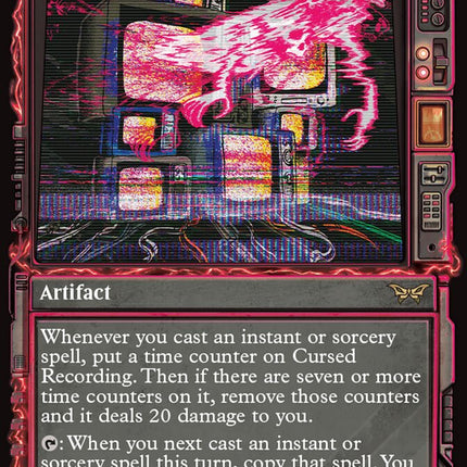 Cursed Recording Showcase Foil (ingles) 315