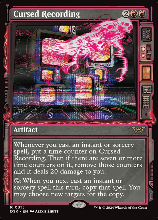 Cursed Recording Showcase Foil  315 (Ingles)
