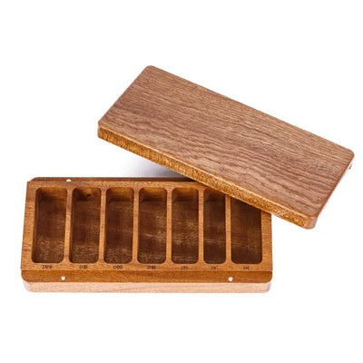 Caja de Madera - Rectangular Alargada Pulida | Dados para juegos de rol y mesa en PiedraBruja Chile