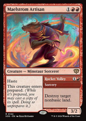 Maelstrom Artisan // Rocket Volley Regular (ingles) 122 | Singles MTG en PiedraBruja