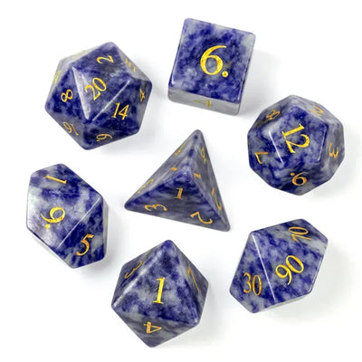 Gema Preciosa - Lapislázuli | Dados para juegos de rol y mesa en PiedraBruja Chile