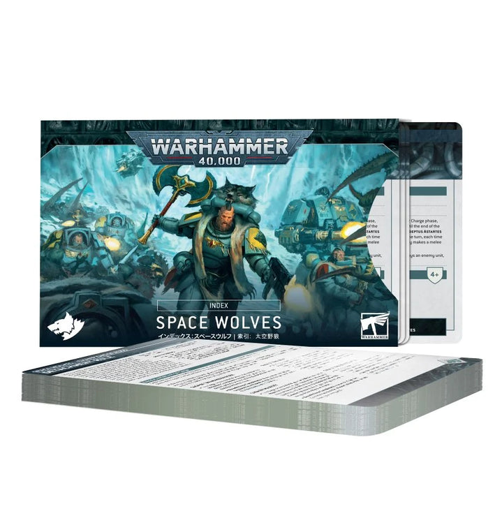 INDEX CARDS: SPACE WOLVES (español)