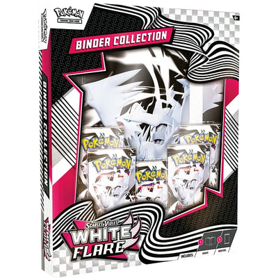 Scarlet & Violet White Flare Binder Collection | Pokémon TCG, sobres, cartas pokemon y coleccionables en PiedraBruja Chile