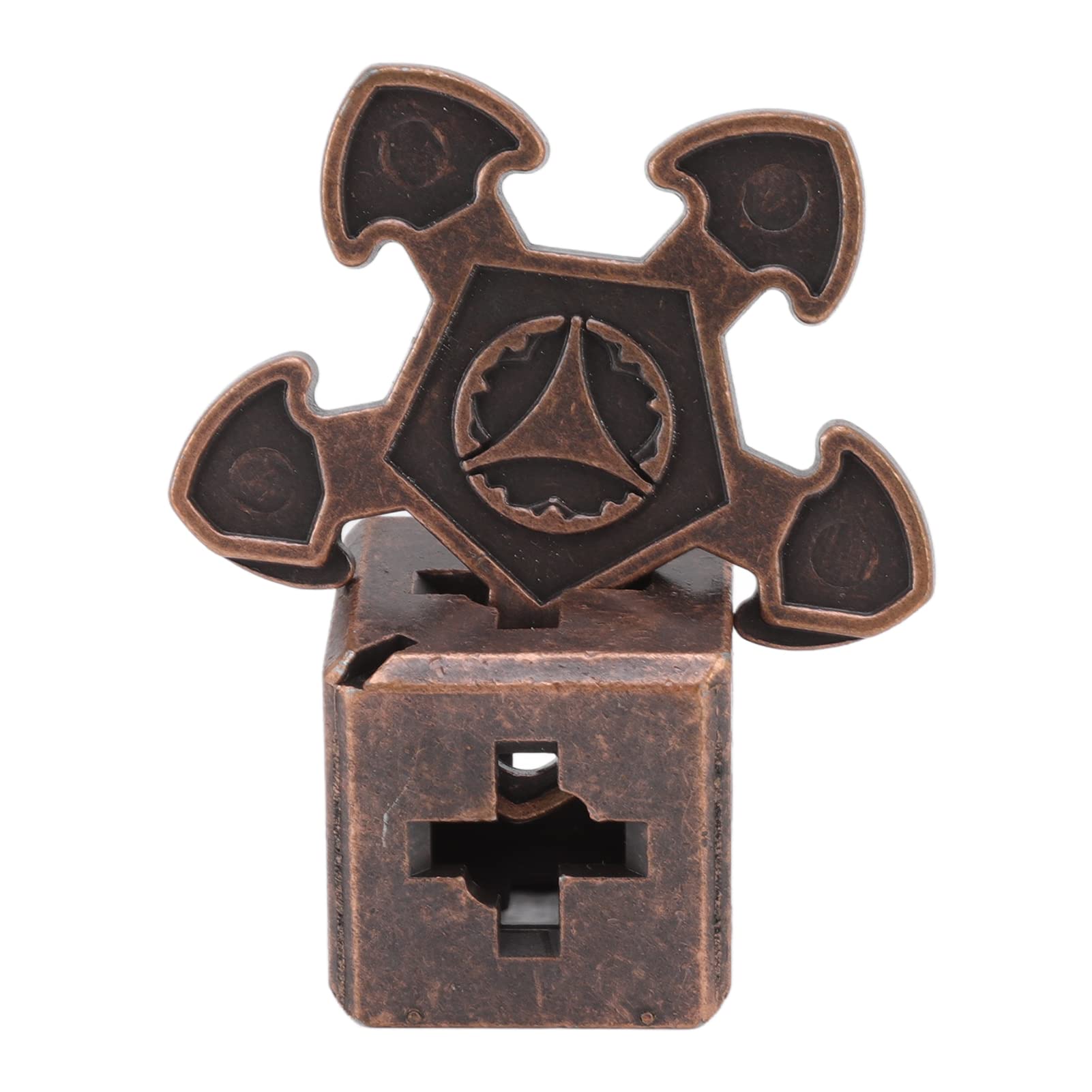 Puzzle Metalico 3D cubo y estrella | Rompecabezas e ingenios para niños, desafía su mente en PiedraBruja Chile