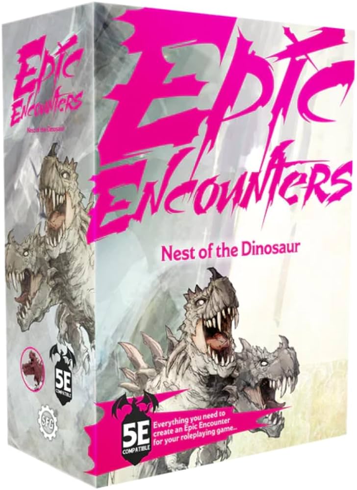 Epic Encounters - Nest of the Dinosaur | Dungeons & Dragons y accesorios D&D en PiedraBruja Chile
