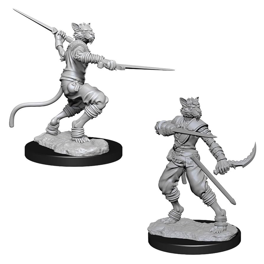 Nolzur’s Marvelous Miniatures: Unpainted Minis Wave 7 - Male Tabaxi Rogue