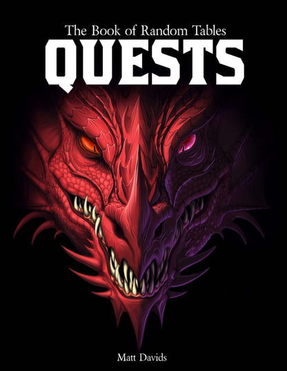 Material para DM - The Book of Random Tables Quests