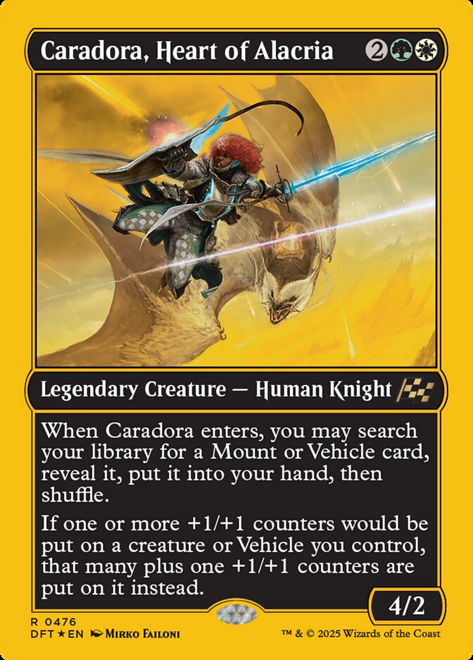 Caradora, Heart of Alacria Regular Foil (ingles) 476