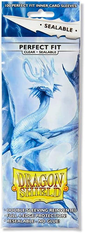 Dragon Shield Sleeves: Perfect Fit Sealable- Clear (100)