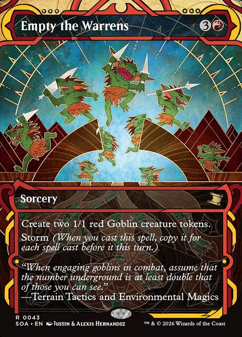 Empty the Warrens Borderless (ingles) 43 | Singles MTG en PiedraBruja