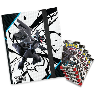 Scarlet & Violet Black Bolt Binder Collection | Pokémon TCG, sobres, cartas pokemon y coleccionables en PiedraBruja Chile