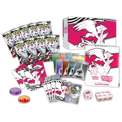 Scarlet & Violet White Flare Elite Trainer Box | Pokémon TCG, sobres, cartas pokemon y coleccionables en PiedraBruja Chile