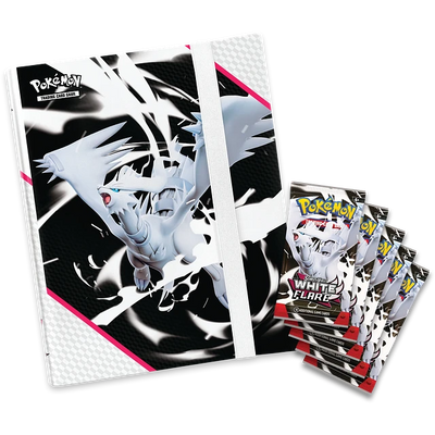 Scarlet & Violet White Flare Binder Collection | Pokémon TCG, sobres, cartas pokemon y coleccionables en PiedraBruja Chile