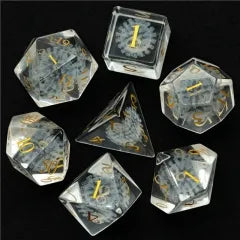 Especial - Cristal Pulido 3D Virus | Dados para juegos de rol y mesa en PiedraBruja Chile