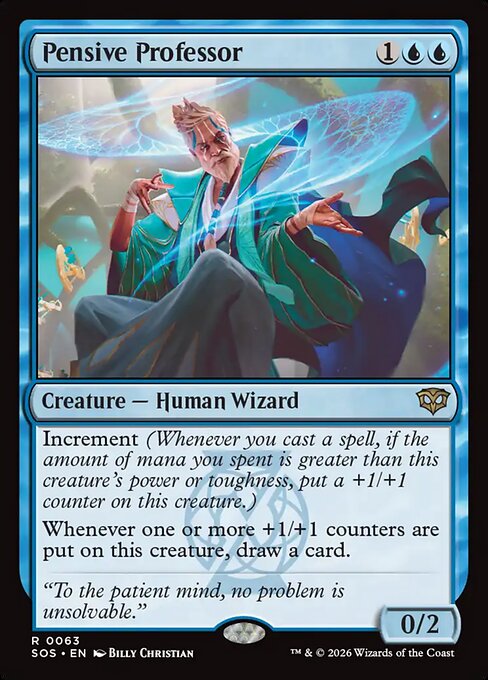 Pensive Professor Regular Foil (ingles) 63| Singles MTG en PiedraBruja