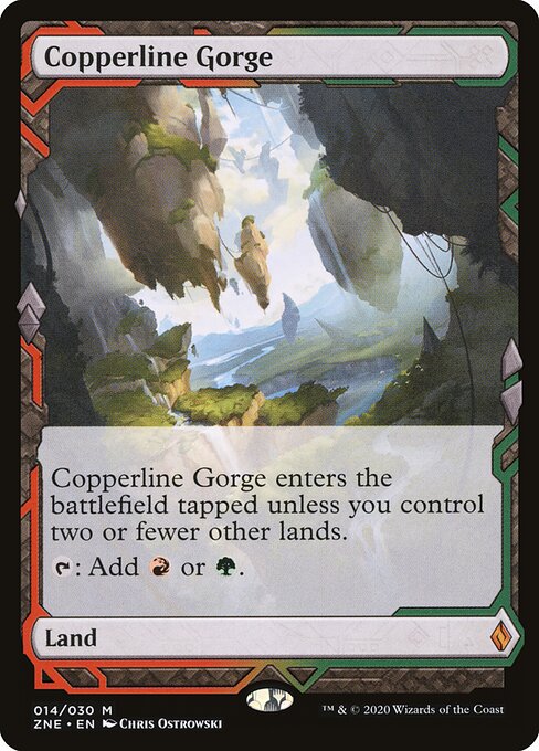 Copperline Gorge Regular (ingles) 14 | Singles MTG en PiedraBruja