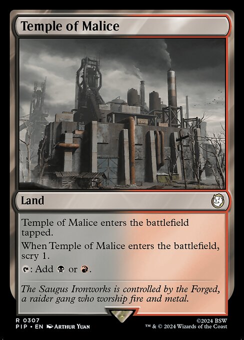 Temple of Malice Regular (ingles) 307 | Singles MTG en PiedraBruja