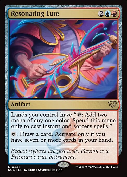 Resonating Lute Regular Foil (ingles) 221| Singles MTG en PiedraBruja
