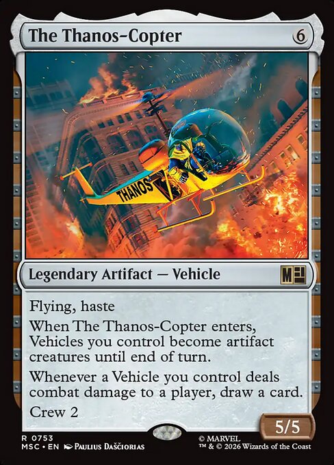 The Thanos-Copter Regular Foil (ingles) 753 | Singles MTG en PiedraBruja