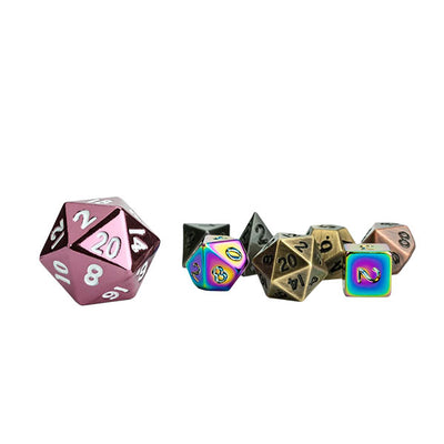 Set 7 Dados Mini Metal - Mystery Misfit Assortment | Dados para juegos de rol y mesa en PiedraBruja Chile