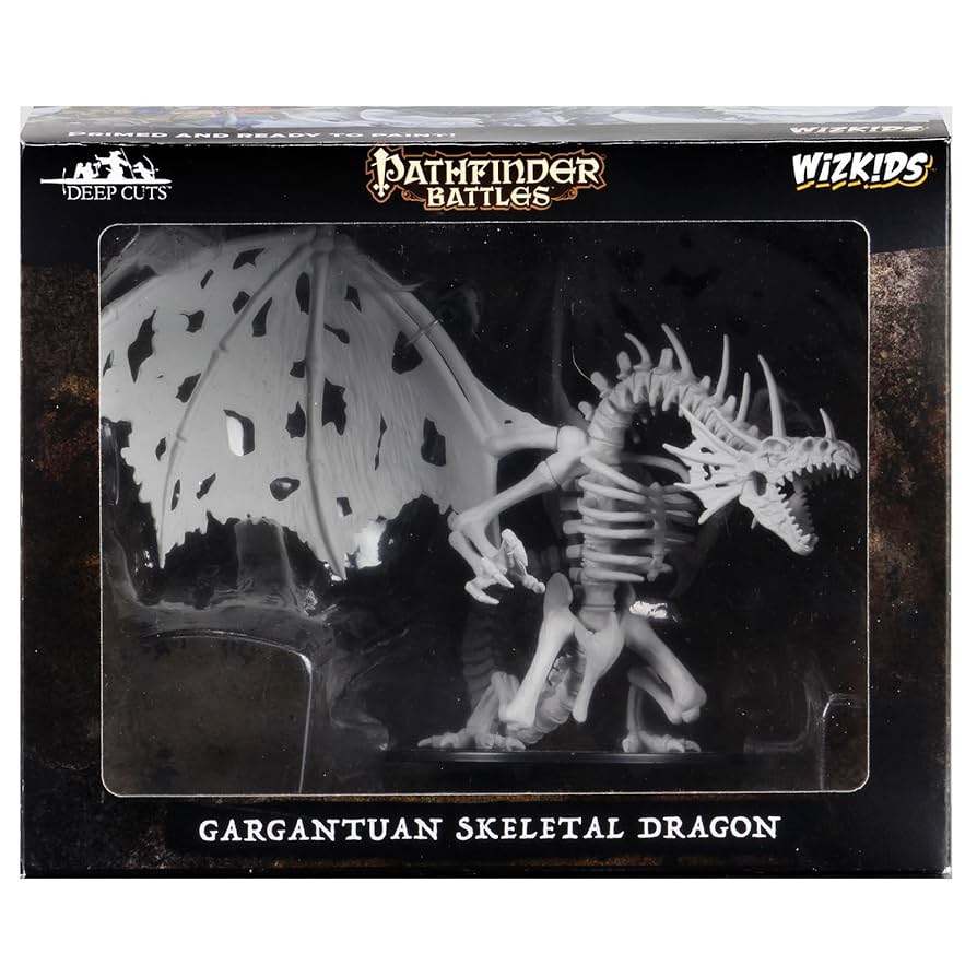 Pathfinder Battles Deep Cuts Miniatures: Unpainted Minis Wave 11 - Gargantuan Skeletal Dragon