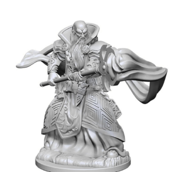 D&D Nolzur's Marvelous Miniatures: Unpainted Minis- Wave 1- Human Male Wizard