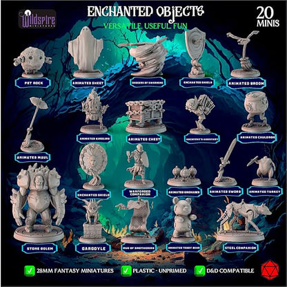 Wildspire Objetos Encantados - 20 Objetos animados para miniaturas DND