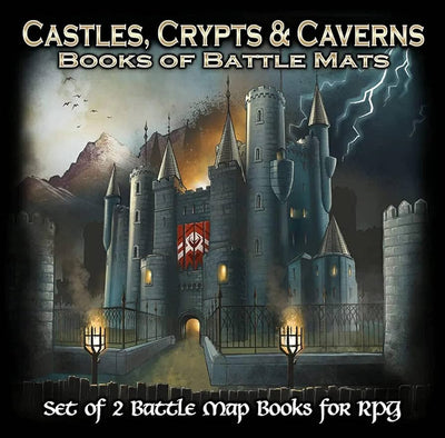 Castles Crypts & Caverns Books of Battle Mats | Dungeons & Dragons y accesorios D&D en PiedraBruja Chile