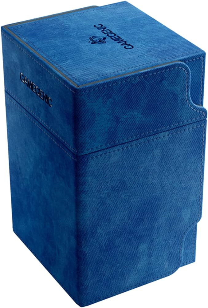 Portamazo Watchtower 100+ XL Blue | Accesorios Gamegenic para TCG en PiedraBruja Chile