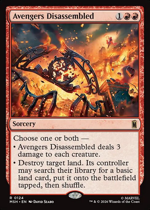 Avengers Disassembled Regular Foil (ingles) 124 | Singles MTG en PiedraBruja