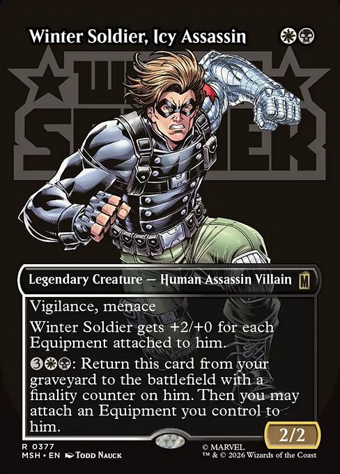 Winter Soldier, Icy Assassin Regular (ingles) 377 | Singles MTG en PiedraBruja