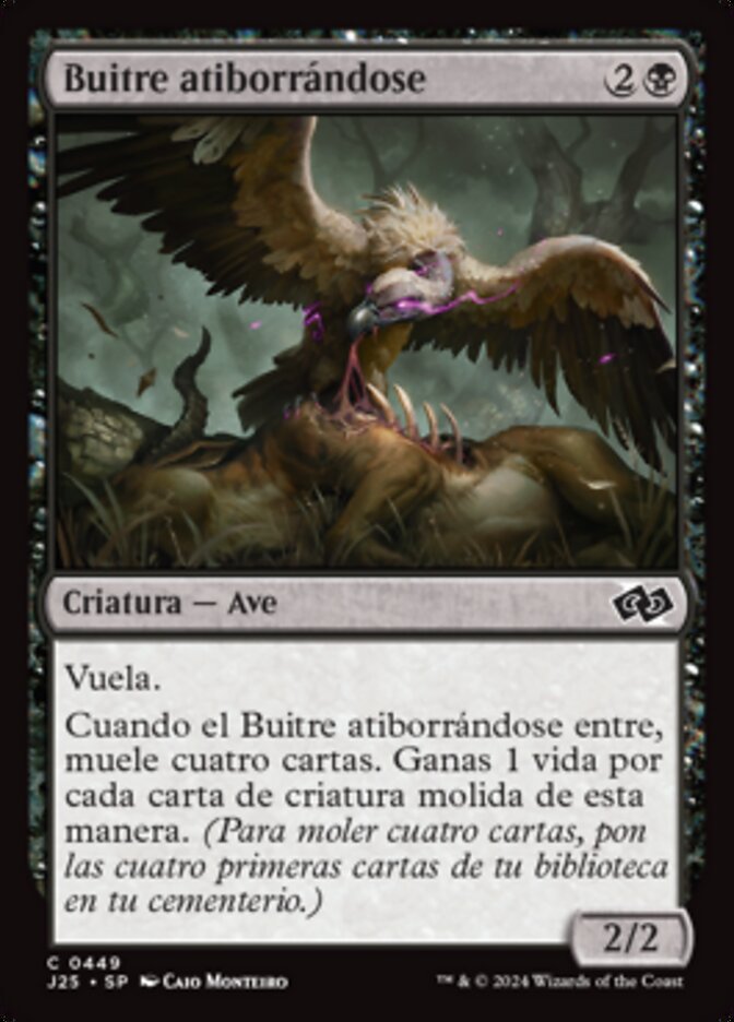 Gorging Vulture