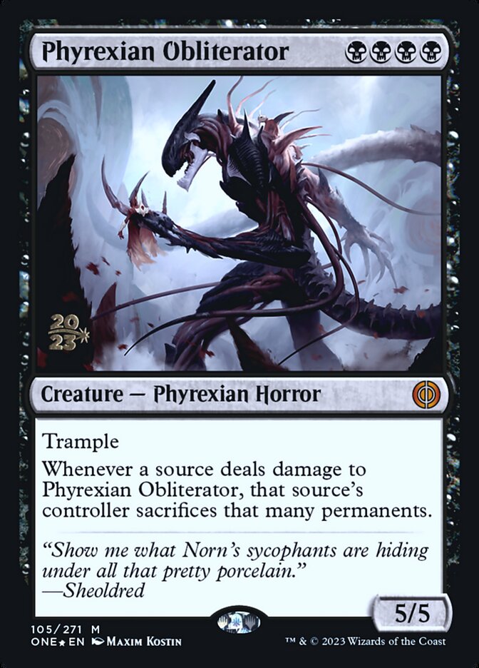 Phyrexian Obliterator Regular Foil (español) 105s
