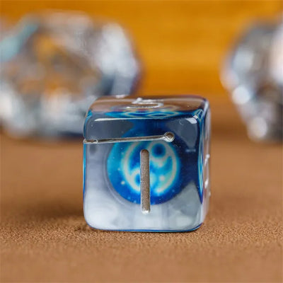 Rellenos 12 dados - Constelaciones Zodiacales Azules | Dados para juegos de rol y mesa en PiedraBruja Chile
