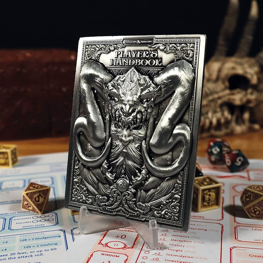 Players Handbook Edición Limitada Lingote de Metal