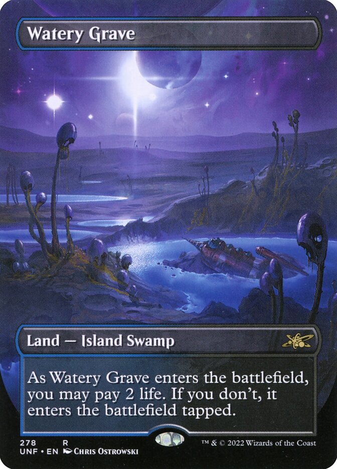 Watery Grave Borderless Foil (ingles) 278