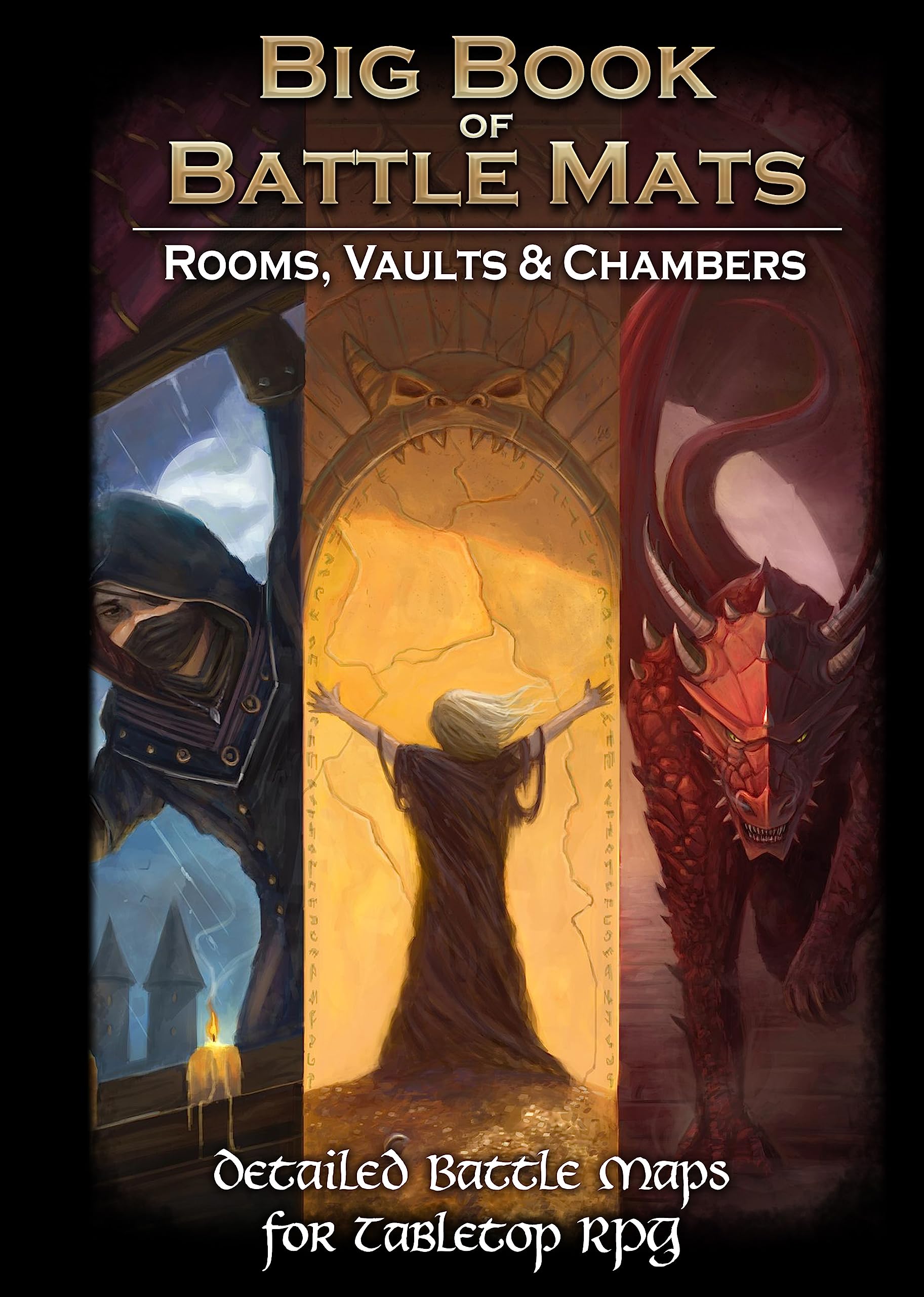 Big Book of Battle Mats Rooms Vaults & Chambers | Dungeons & Dragons y accesorios D&D en PiedraBruja Chile