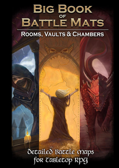 Big Book of Battle Mats Rooms Vaults & Chambers | Dungeons & Dragons y accesorios D&D en PiedraBruja Chile