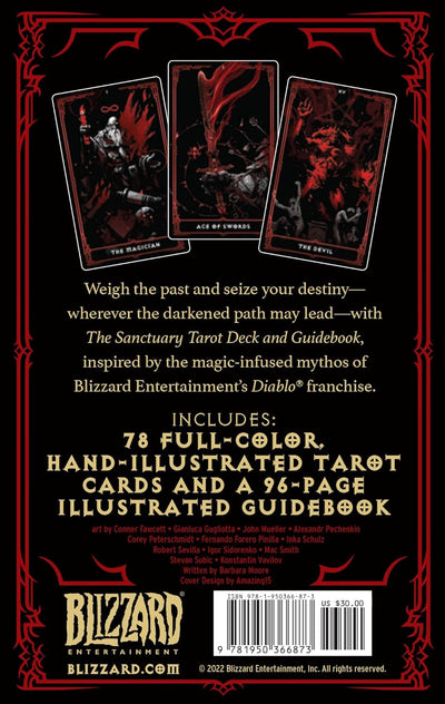 Diablo: The Sanctuary Tarot Deck | Coleccionables, figuras y artículos geek en PiedraBruja Chile