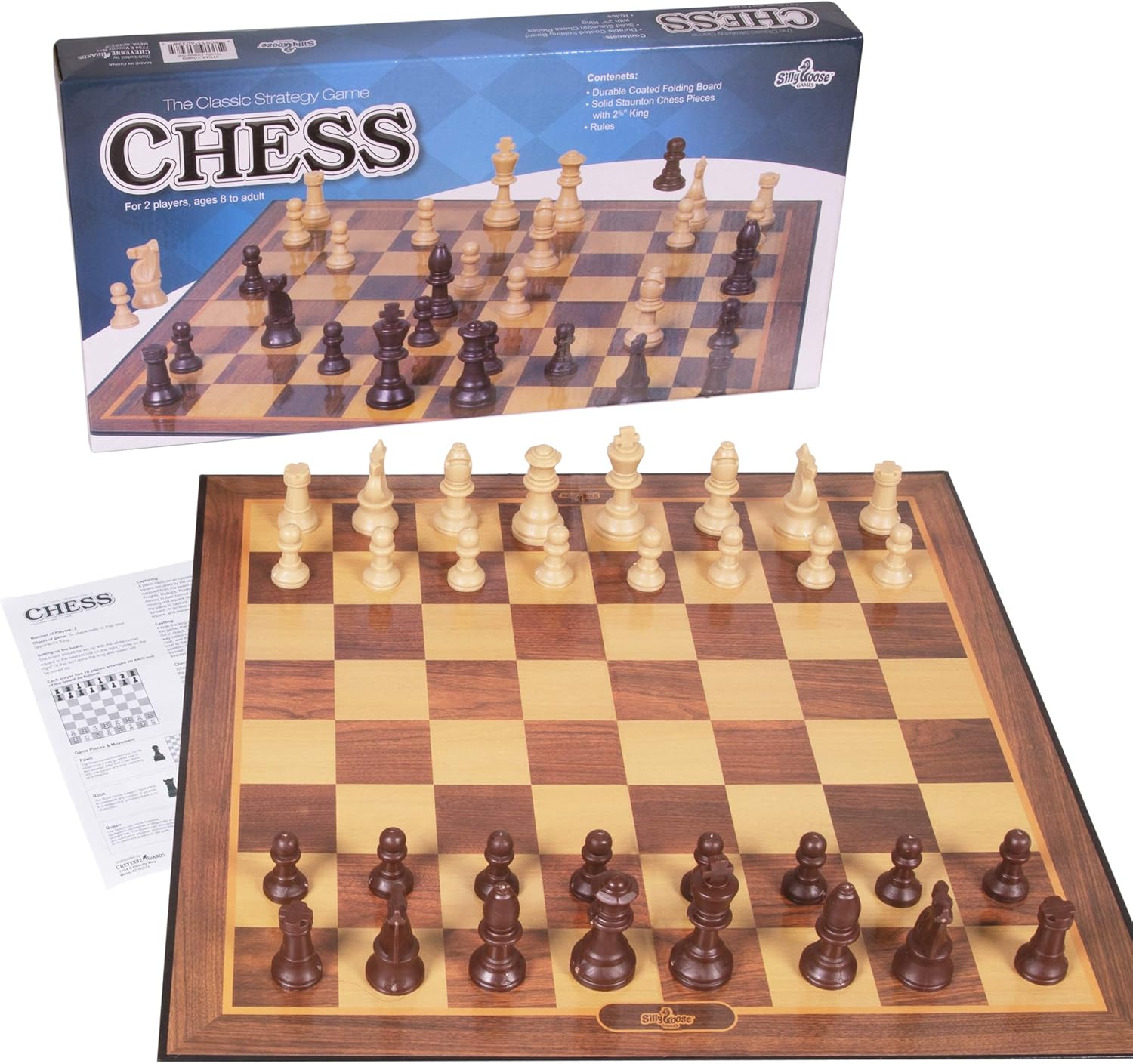 Tablero de Ajedrez de Carton Plegable