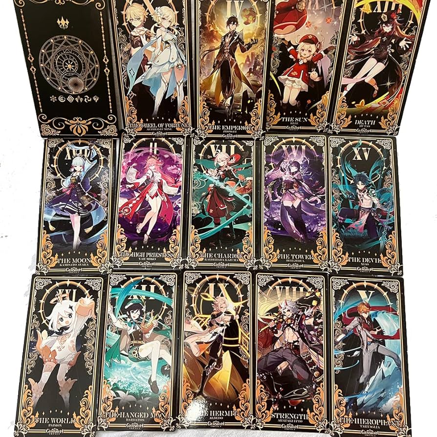 Cartas Tarot Genshin Impact