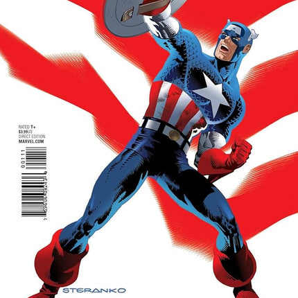 Steve Rogers Captain America #1 second printing