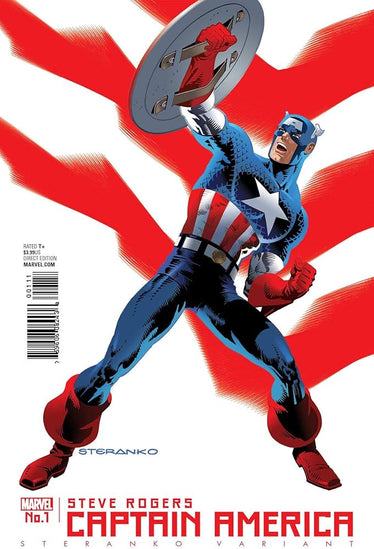 Steve Rogers Captain America #1 second printing