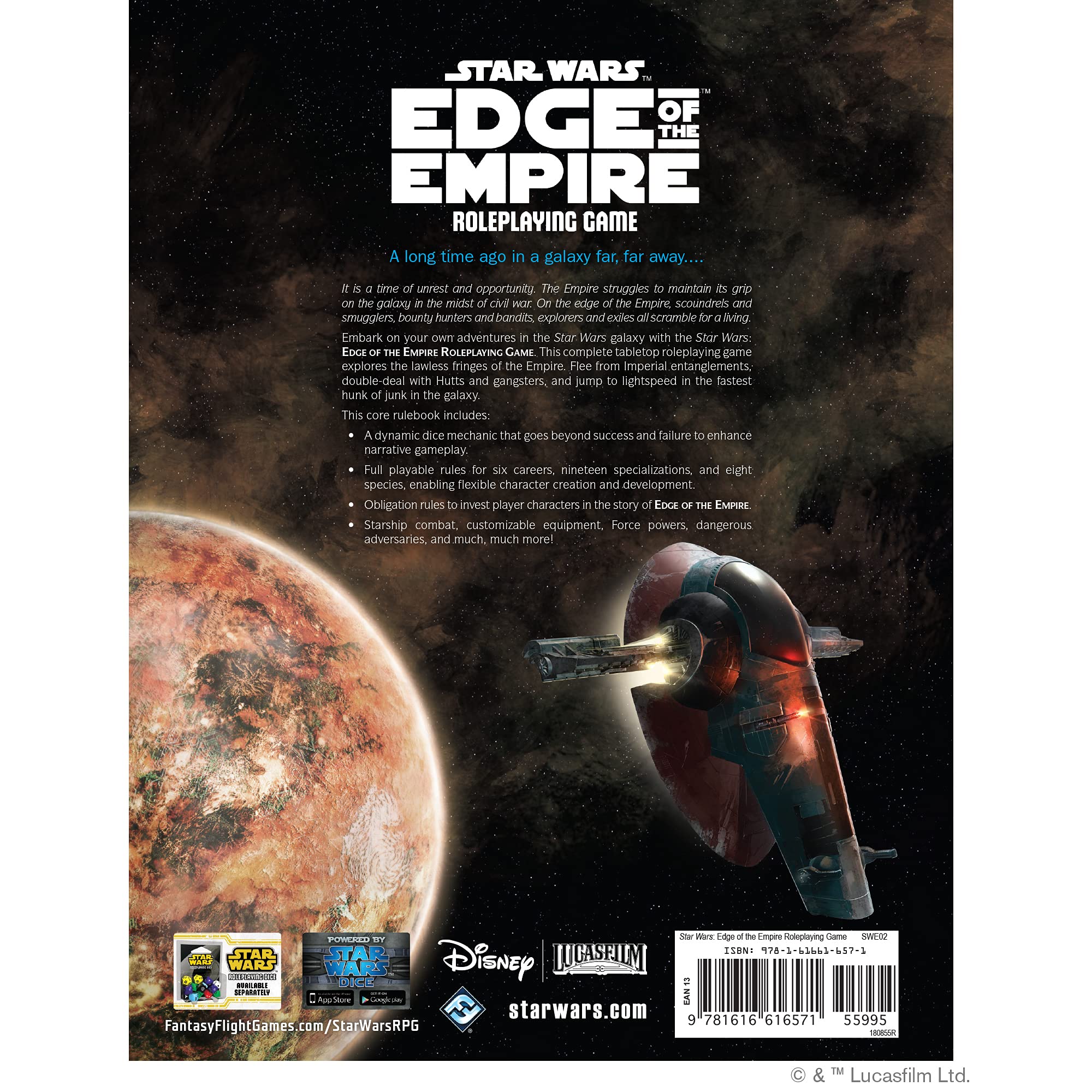 Star Wars RPG: Edge of the Empire - Core Rulebook