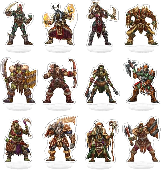 Skinny Miniatures - Set de Acrílicos de Orcos