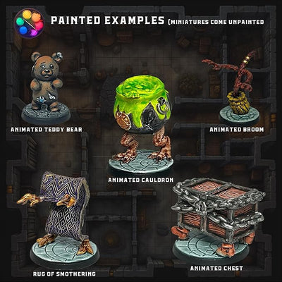 Wildspire Objetos Encantados - 20 Objetos animados para miniaturas DND